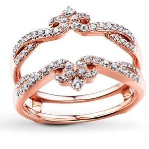 .50 CT Diamond Enhancer Engagement Ring 14K Gold